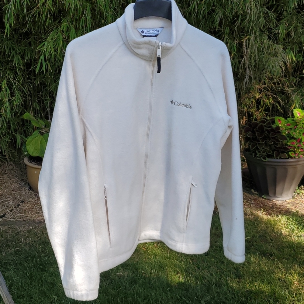 White Columbia fleece jacket